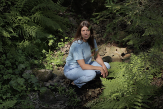 Still image from A Spring, the second part of the series of works